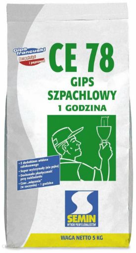 Obrazek CE 78 1H 5KG gips szpachlowy